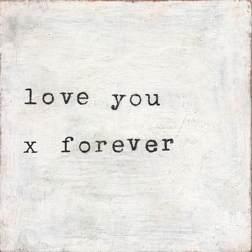 Sugarboo Love You X Forever Art Print