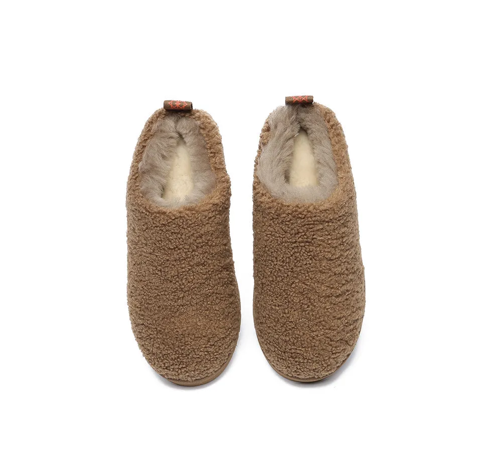 UGG Slippers Sheepskin Wool Plush Ankle Booties Teddycozy