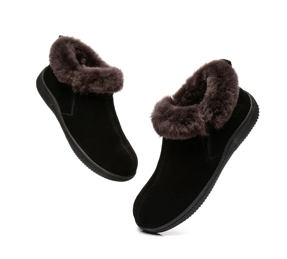 UGG Slippers Unisex Sheepskin Wool Ankle Booties Loafers Daley