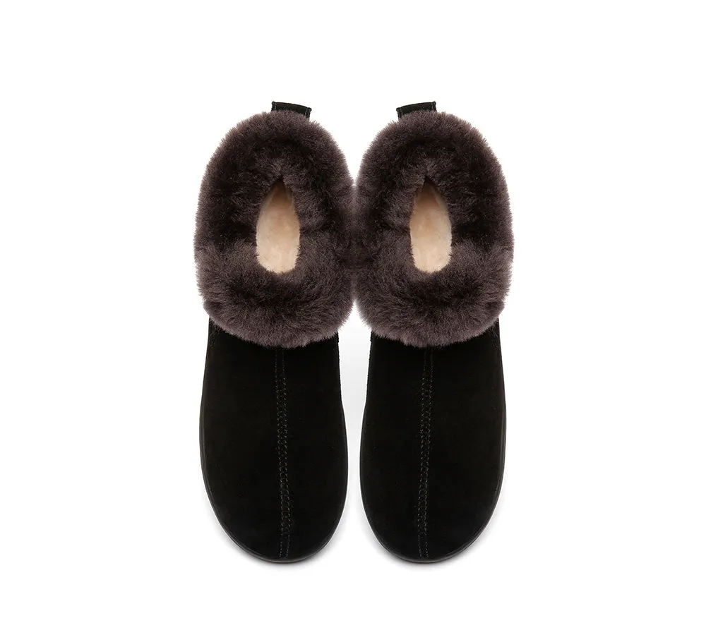 UGG Slippers Unisex Sheepskin Wool Ankle Booties Loafers Daley