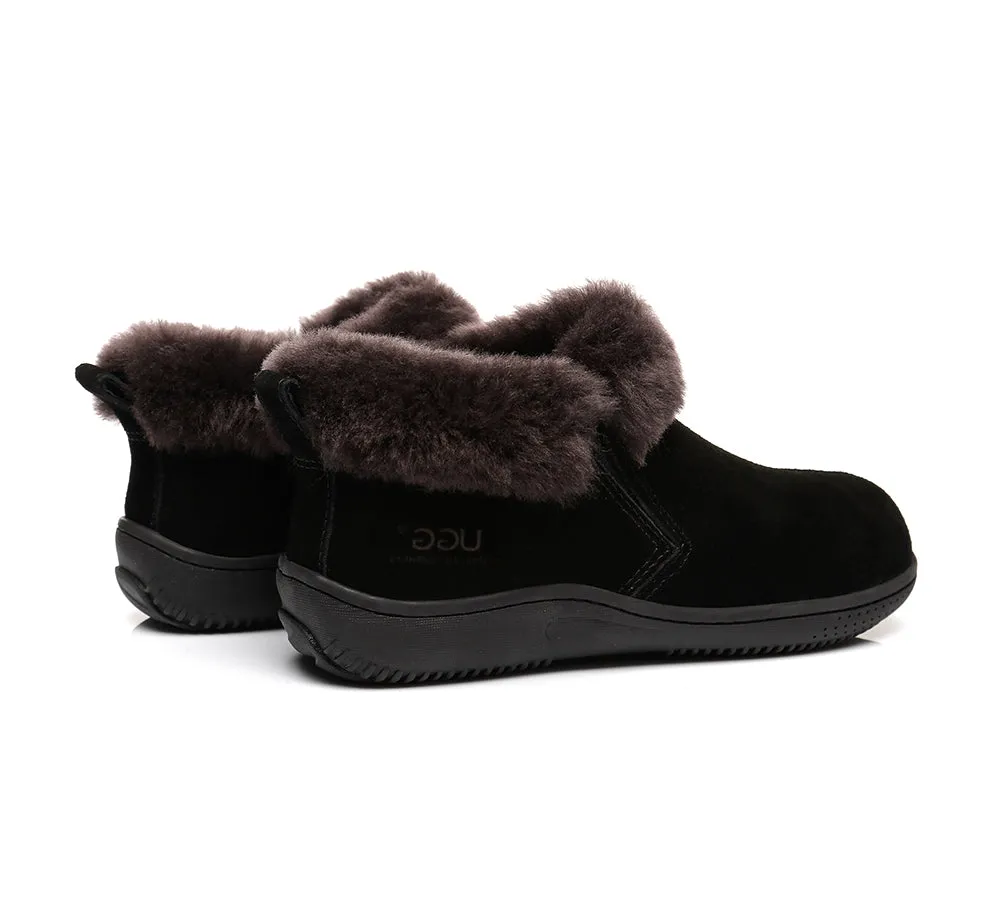 UGG Slippers Unisex Sheepskin Wool Ankle Booties Loafers Daley