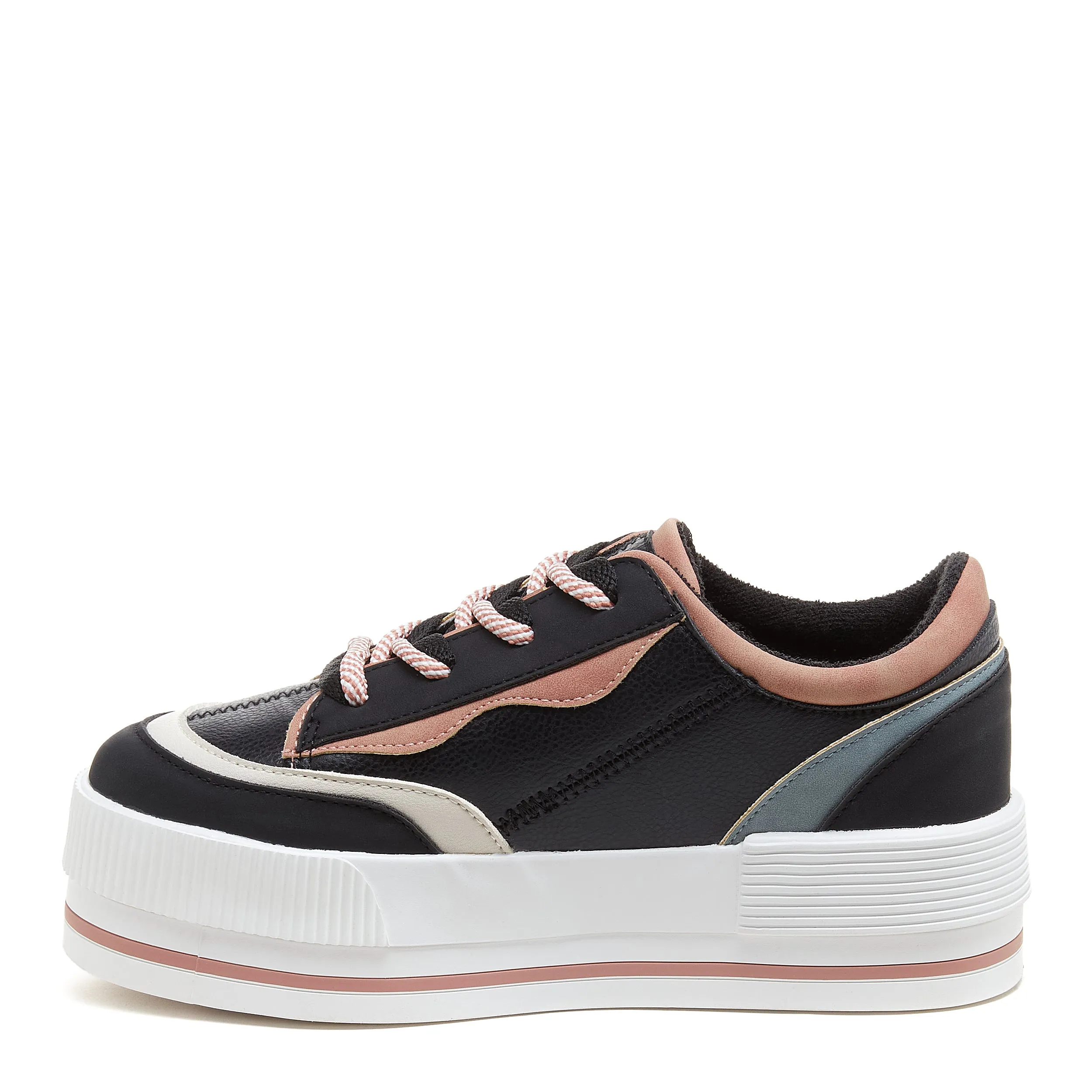 Wink Black Platform Sneaker